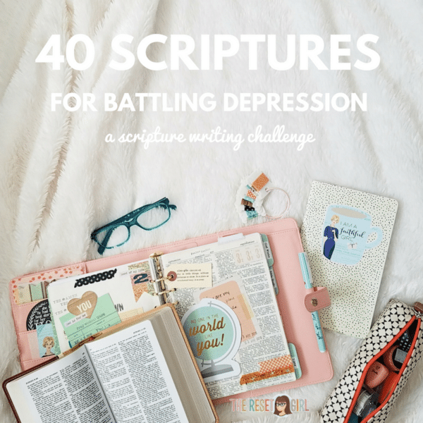 Depression: 40 Scriptures for the Battle