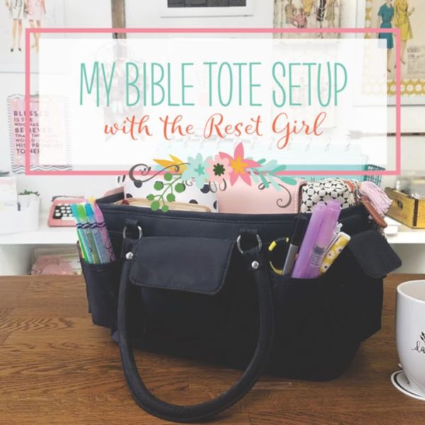 YouTube Video – What’s In My Bible Tote