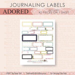 Embellishments >> Labels: Adored Collection