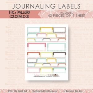 Embellishments >> Labels: TRG Colorblock