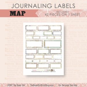 Embellishments >> Labels: Maps