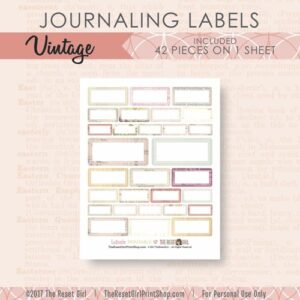 Embellishments >> Labels: Vintage Collection