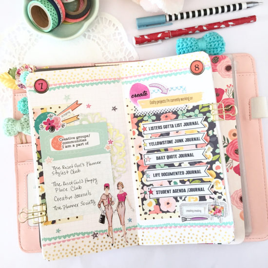 Pocket Page layout by @whitesugardesigns using the Shine Kit from The Reset Girl