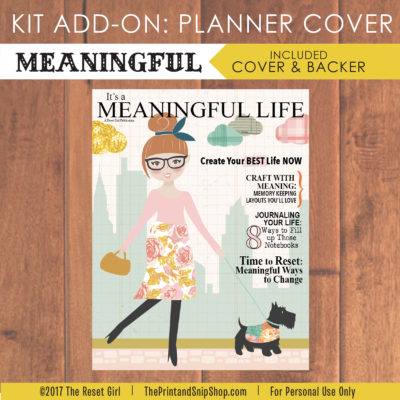 Meaningful Planner Cover