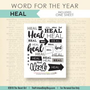 Word for the Year >> Heal
