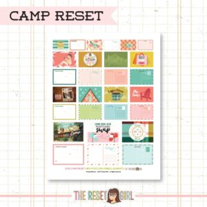 Camp Reset 2018: Postcard Embellishments
