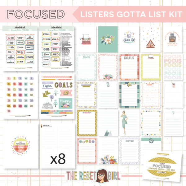 Listers Gotta List Kit >> Focused