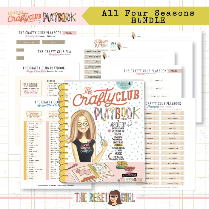 The Crafty Club PlayBook - BUNDLE Winter, Spring, Summer & Fall Editions