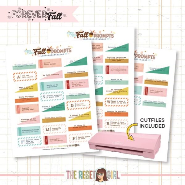 ListersGottaList Prompts Kit Bundle: Fall 2019