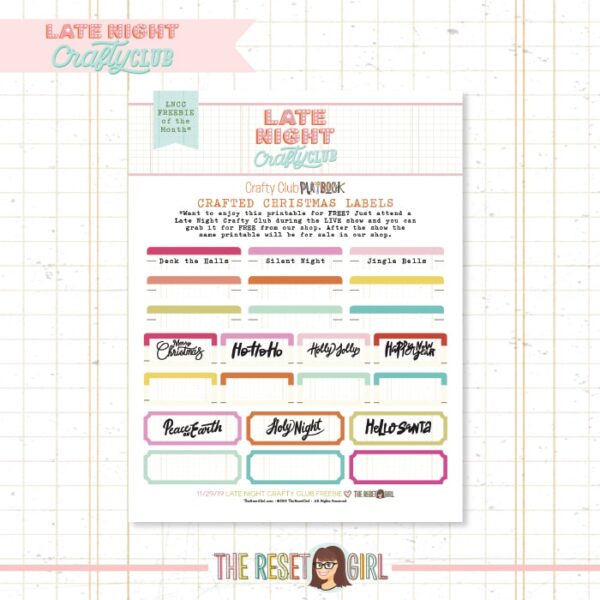 Crafted Christmas Labels WEB