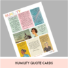 Humility Quote Cards