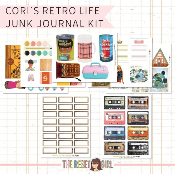 Cori's Retro Life Junk Journal Kit