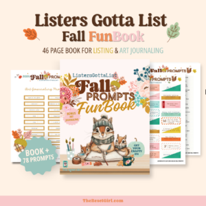 Listers Gotta List Deluxe Fall Prompts WITH FUNBOOK!