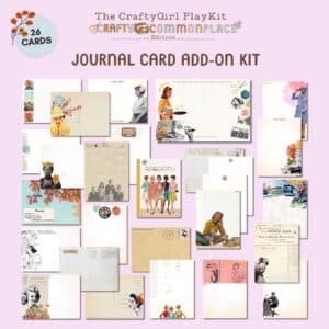 The Crafty Girl PlayKit: Crafty Commonplace Edition Journal Card Add On Kit